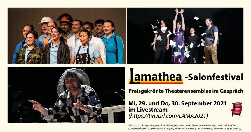 Flyer LAMATHEA-Salonfestival mit Fotos