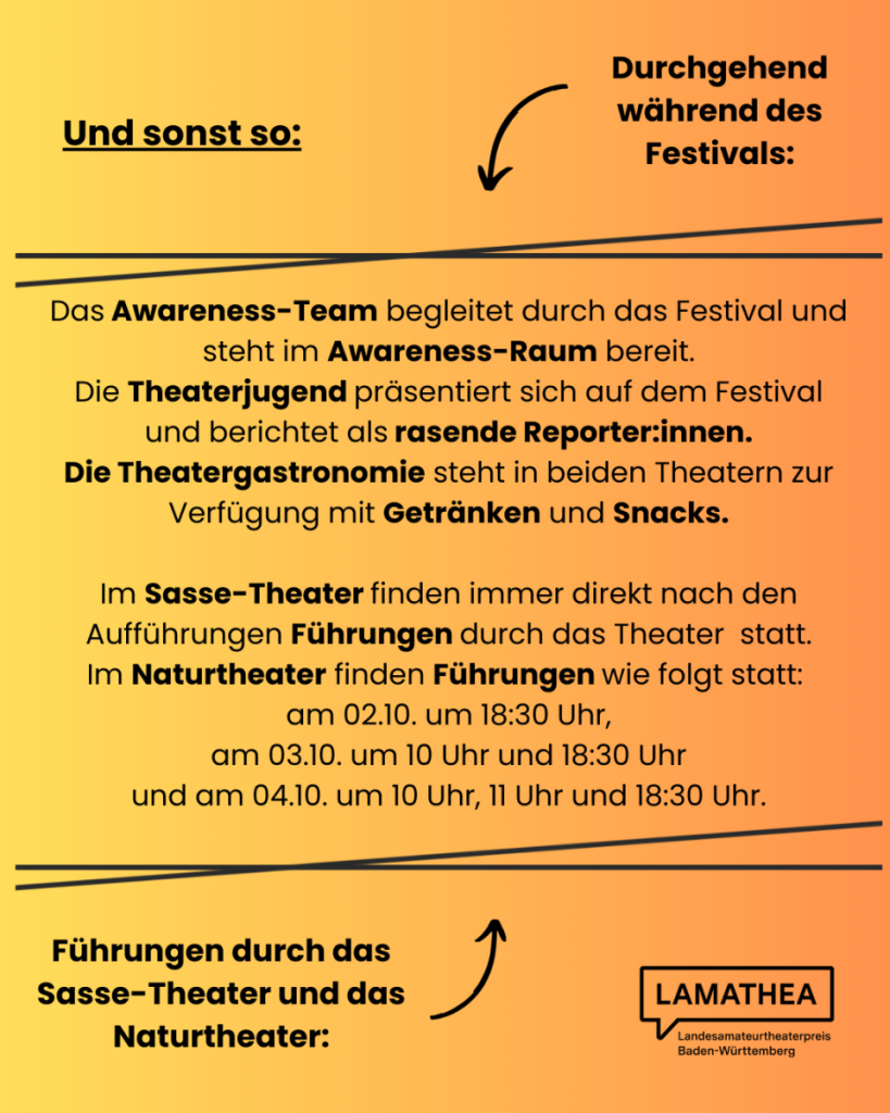 Rahmenprogramm und sonst so Lamathea 2025