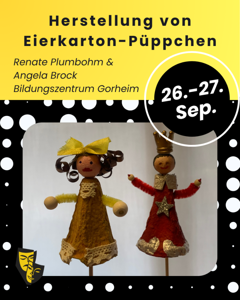 Herstellung von EIerkarton-Püppchen - Renate Plumbohn und Angela Brock